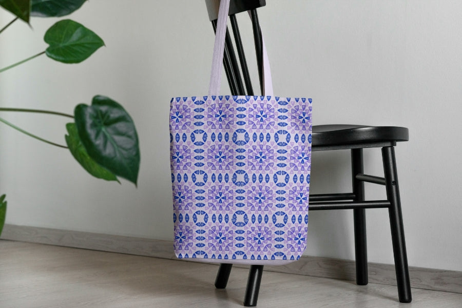Lavablue Granny Squares Seamless Print
