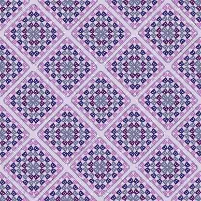 Lavender Lilac Lattice Granny Square Seamless Print