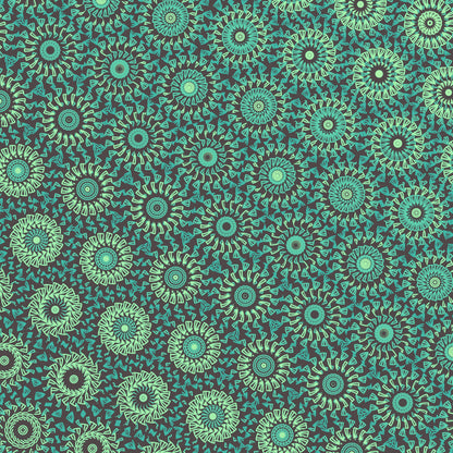 Mint Mirage Freeform Pattern