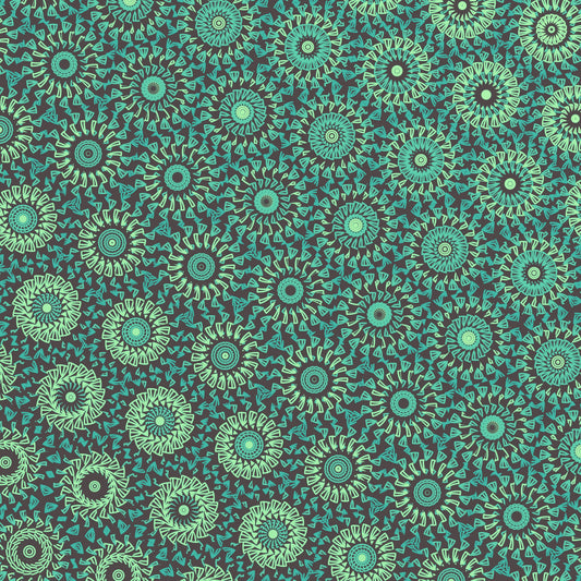 Mint Mirage Freeform Pattern