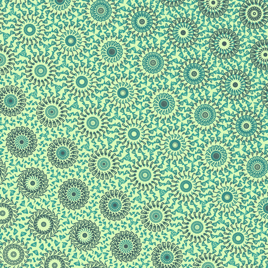 Mint Whisper Freeform Pattern