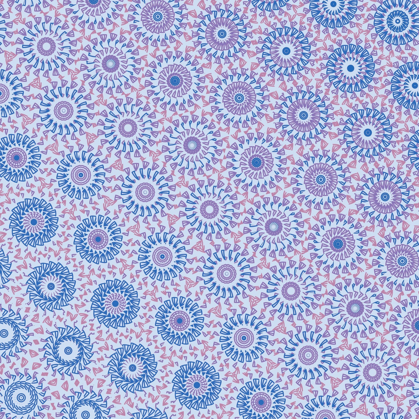 Pastel Sky Weave Freeform Pattern