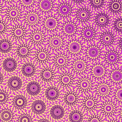 Plum Whirl Freeform Pattern