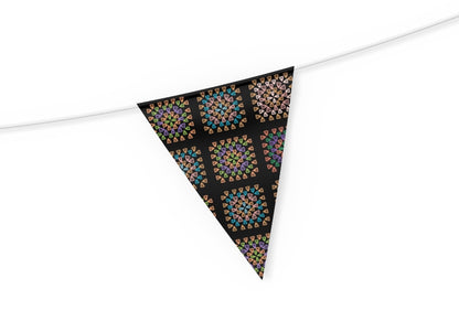 Radiant Tapestry Granny Squares Seamless Print