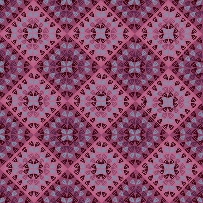 Raspberry Ripple Granny Squares Seamless Print
