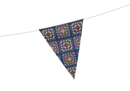 Regal Patchwork Granny Squares Print