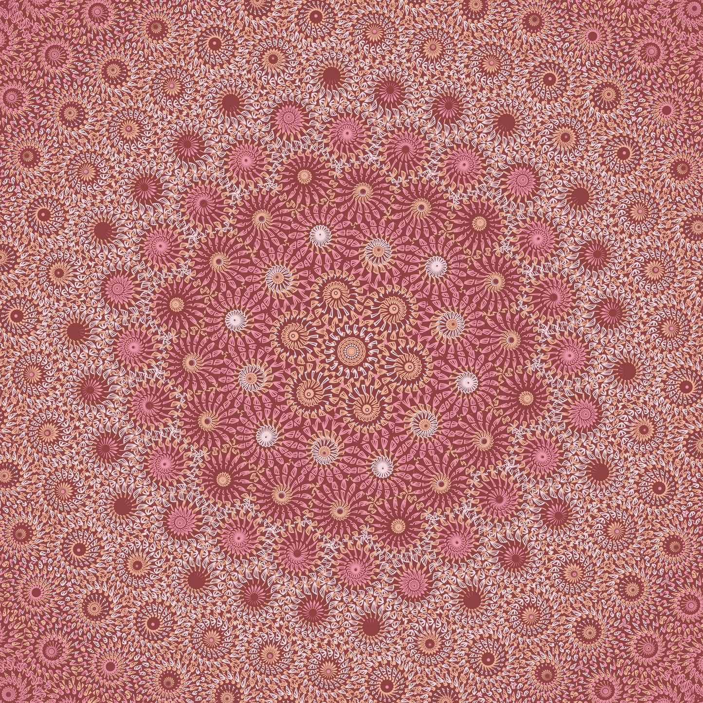 Rosewood Sunburst Freeform Pattern