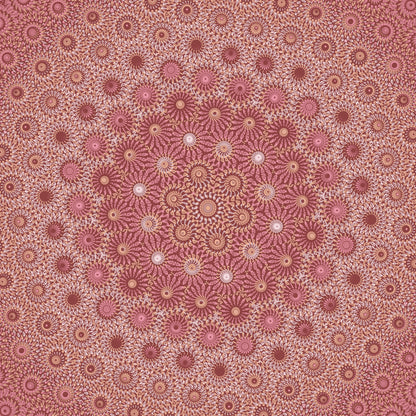 Rosewood Sunburst Freeform Pattern