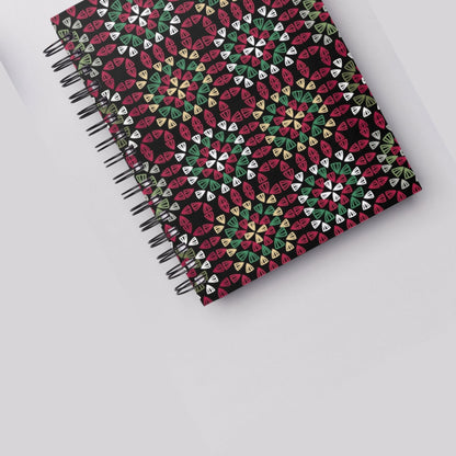 Ruby Tapestry Granny Squares Seamless Print