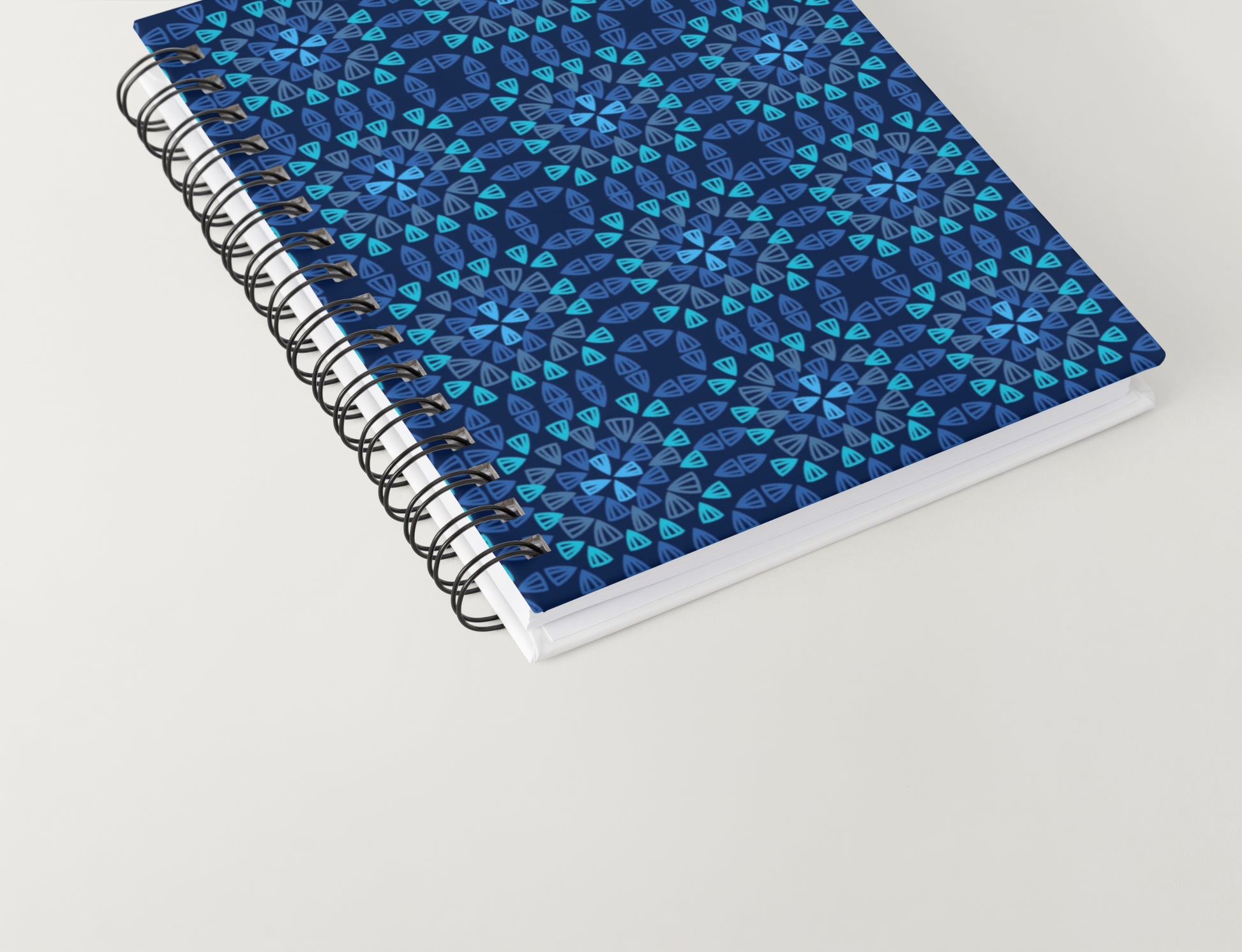 Sapphire Symphony Granny Squares Seamless Print