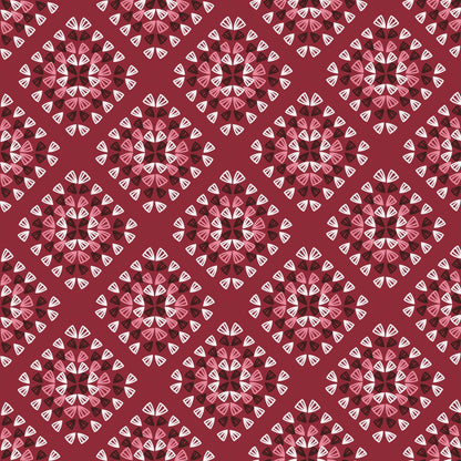 Scarlett Mosaic Granny Squares Seamless Print