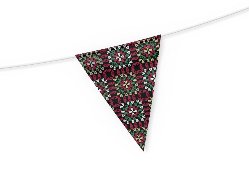 Ruby Tapestry Granny Squares Seamless Print