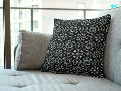 Solar Mint Floral Seamless Print