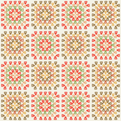 Spring Medley Granny Squares Seamless Print