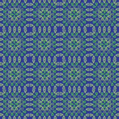  Starry Night Granny Squares Seamless Print