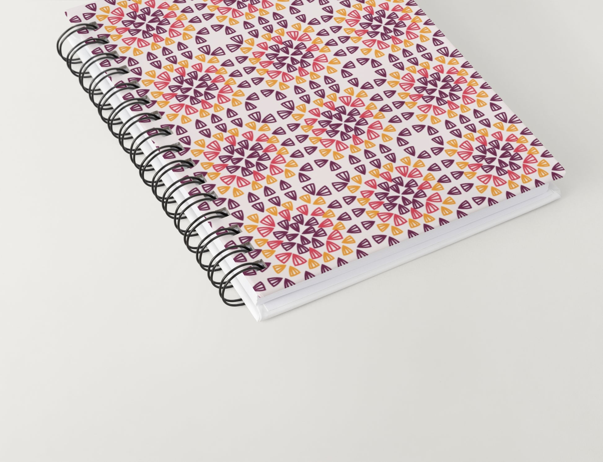 Sunset Bloom Granny Squares Seamless Print