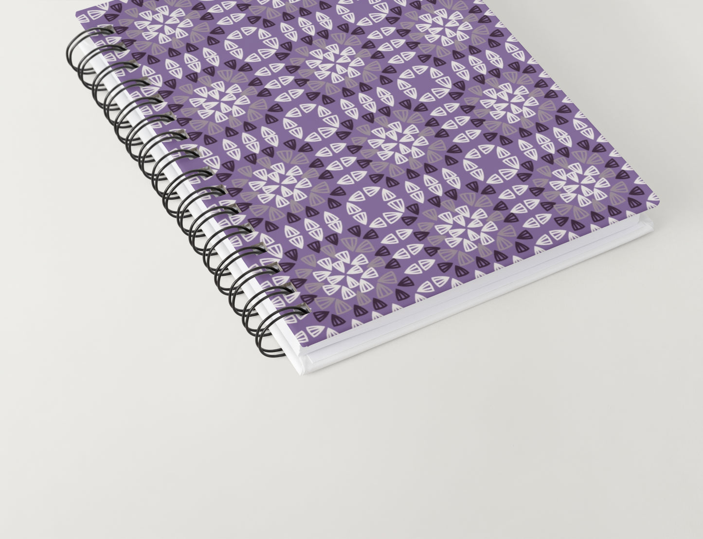 Violet Paisley Granny Squares Seamless Print