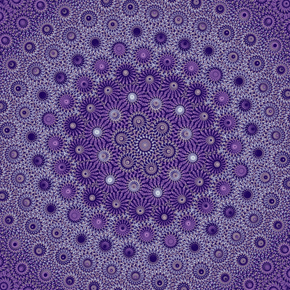 Violet Vortex Freeform Pattern