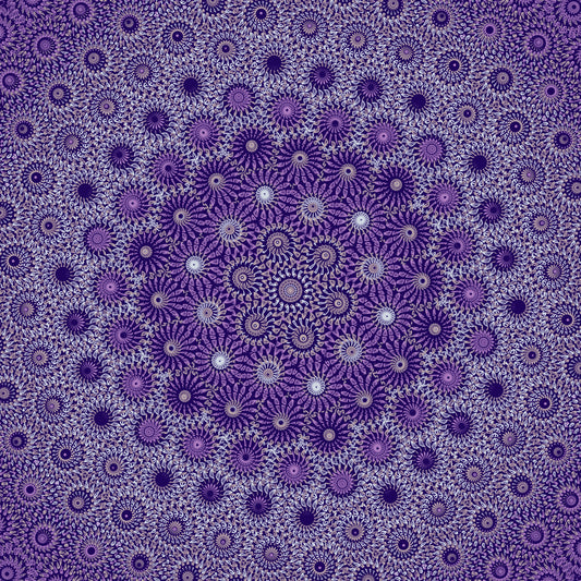 Violet Vortex Freeform Pattern