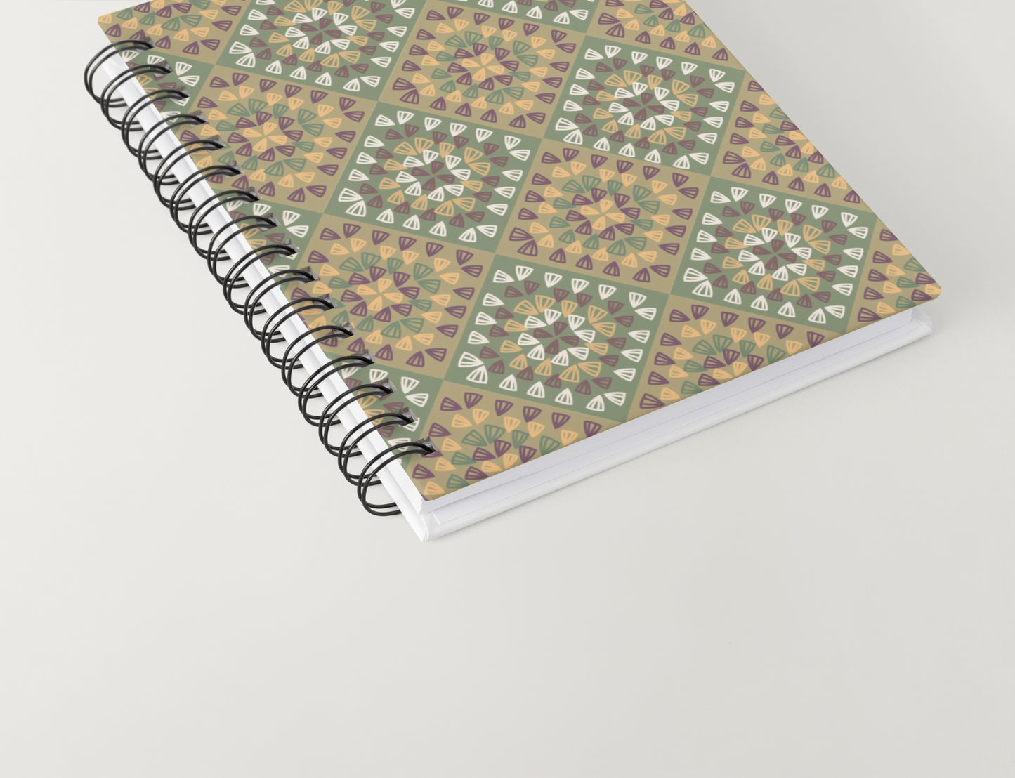 Wicker Weave Granny Squares Seamless Print