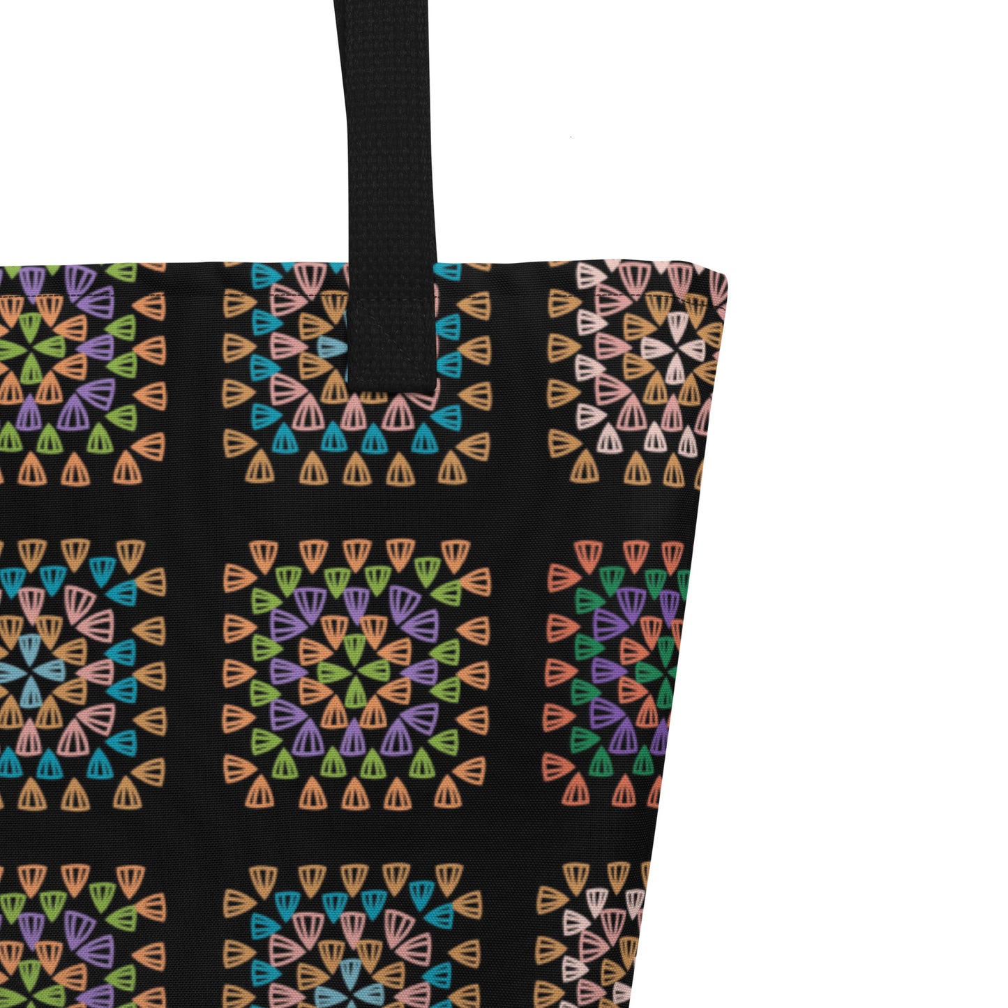 Radiant Tapestry All-Over Print Large Tote Bag