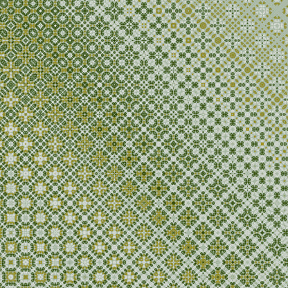 Sage Gold Freeform Pattern