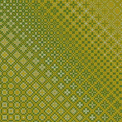 Moss Garden Gold Freeform Pattern