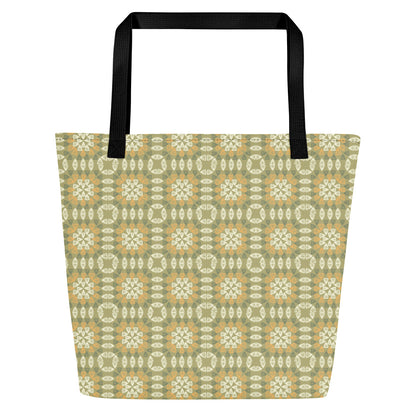 Honeycomb Harmony All-Over Print Large Tote Bag