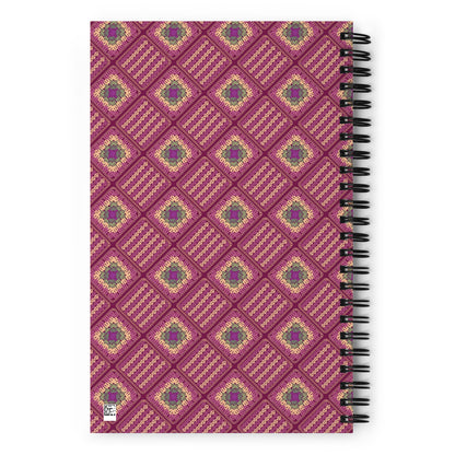 Crochet Print Spiral Notebook Journal