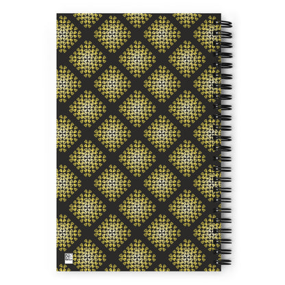 Crochet Print Spiral Notebook Journal