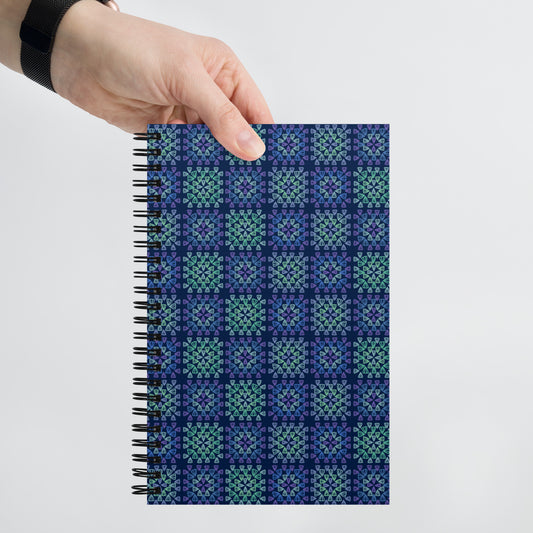 Eclipse Tapestry Spiral Notebook Journal