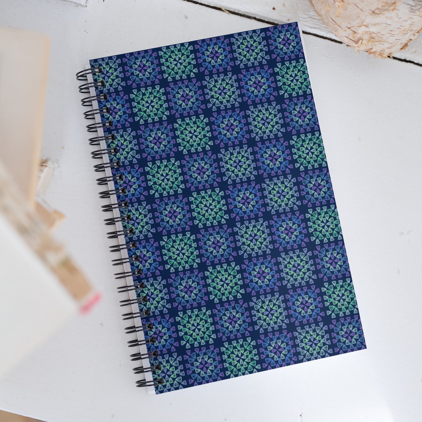 Eclipse Tapestry Spiral Notebook Journal