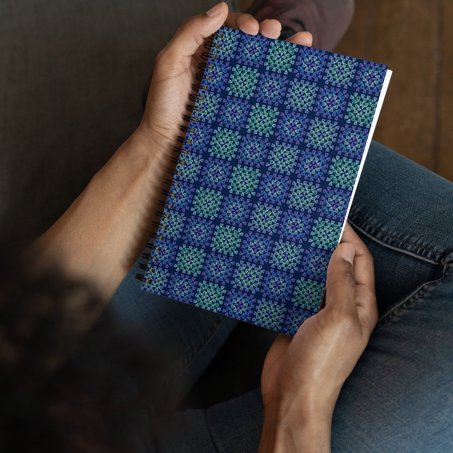 Eclipse Tapestry Spiral Notebook Journal