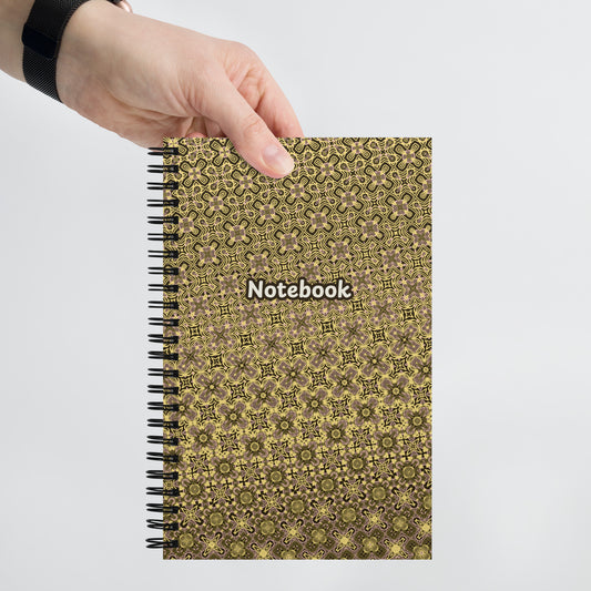Crochet Print Spiral Notebook Journal