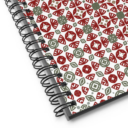 Crochet Print Spiral Notebook Journal