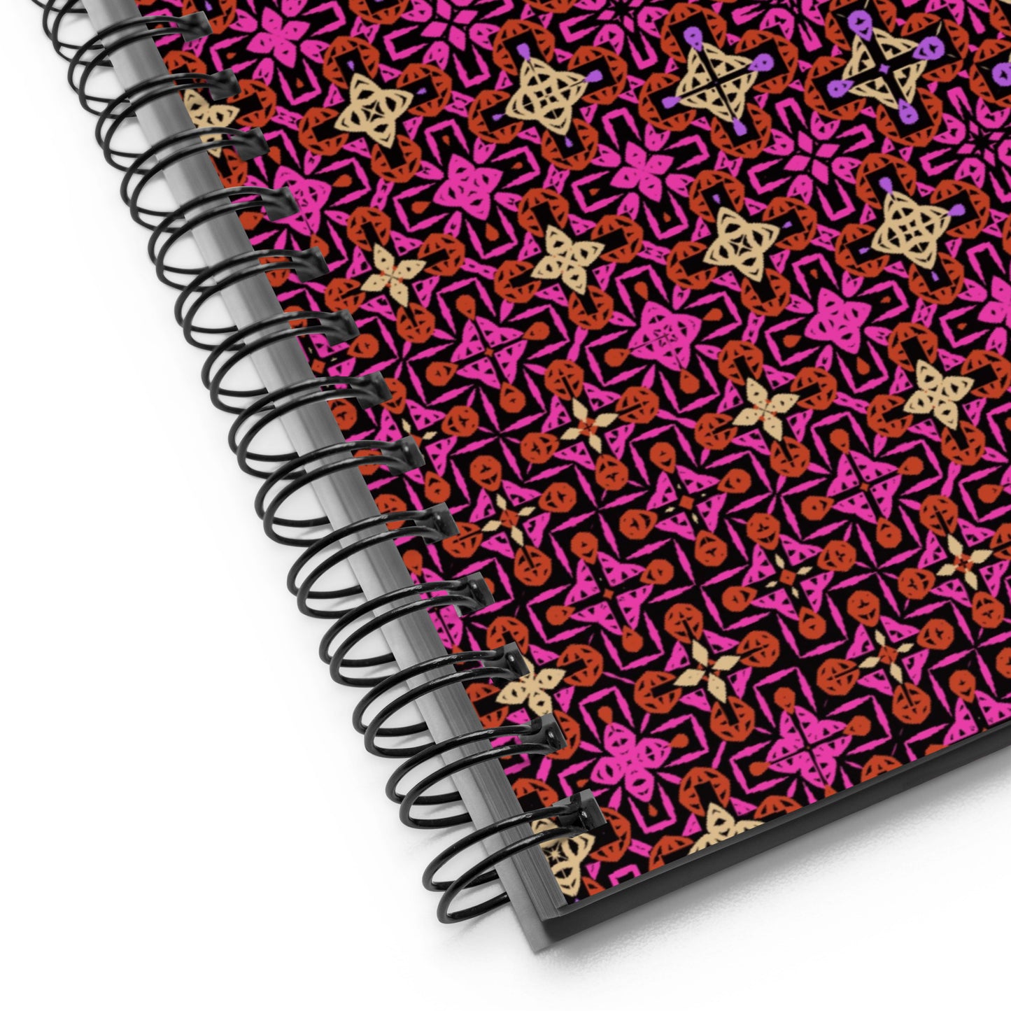 Crochet Print Spiral Notebook Journal