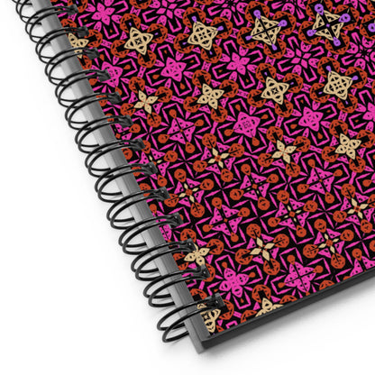 Crochet Print Spiral Notebook Journal