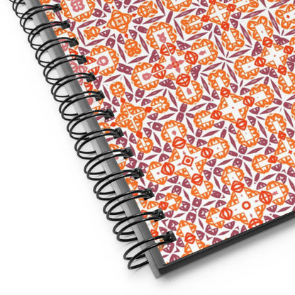 Crochet Print Spiral Notebook Journal