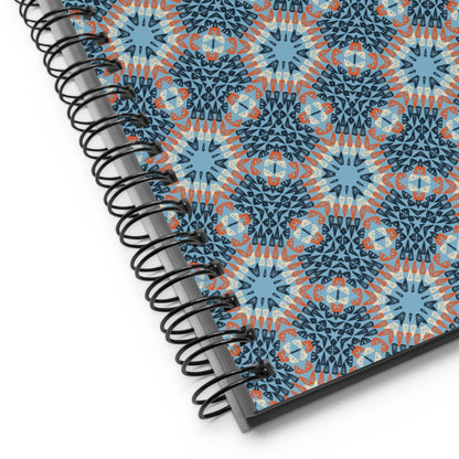 Crochet Print Spiral Notebook Journal