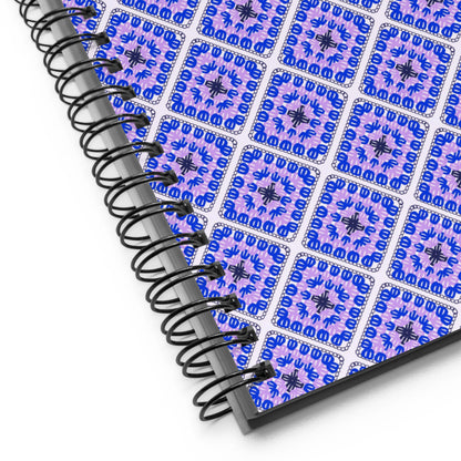 Crochet Print Spiral Notebook Journal