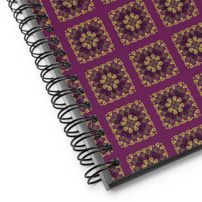 Crochet Print Spiral Notebook Journal