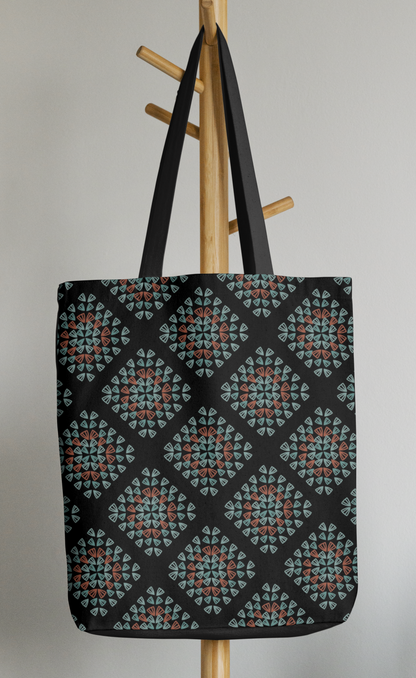 Forest Ember Granny Squares  Seamless Print
