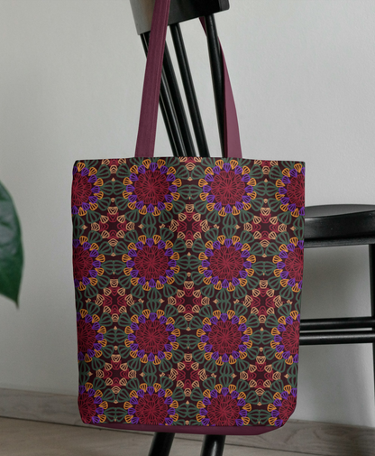 Enchanted Forest Granny Squares Seamless Print