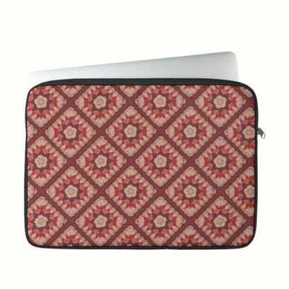 Velvet Rose Granny Squares Floral Seamless Print