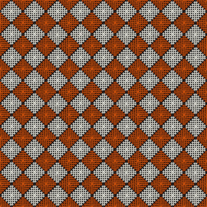 Sunset Oasis Granny Squares Print