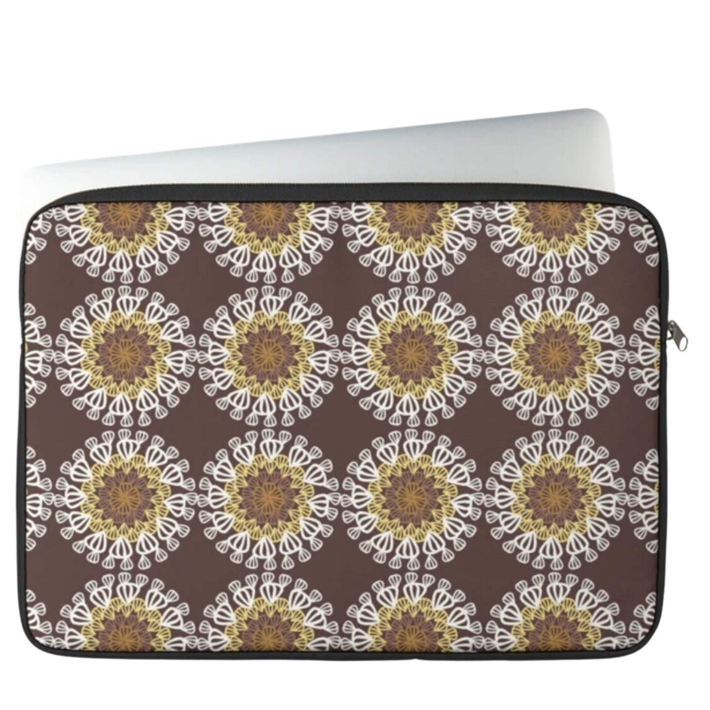 Sunflower Granny Circles Seamless Print